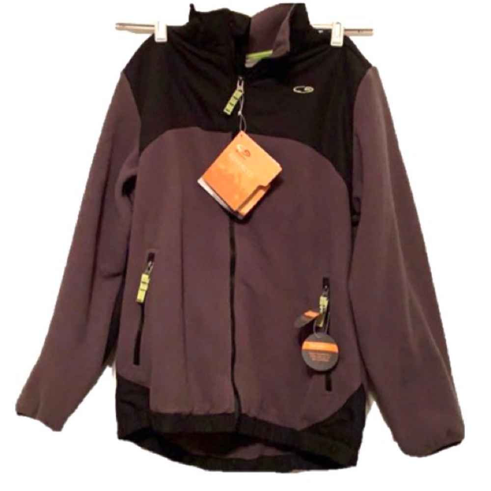 Champion charcoal full zip fleece